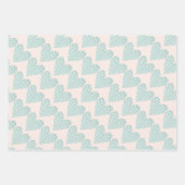 Pastel Harten Valentijnse Inpakpapier Vel (Voorkant 2)