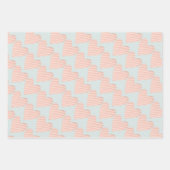 Pastel Harten Valentijnse Inpakpapier Vel (Voorkant)