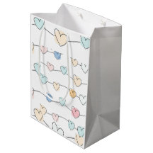 Pastel Hartkoord Patroon | Cute Minimalist