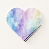 Pastel hartvormig Notitieboek (Achterkant)