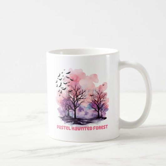 Pastel Haunted Forest Koffiemok (Rechts)