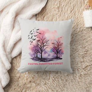 Pastel Haunted Forest Kussen