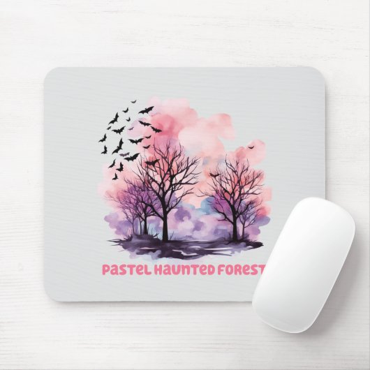 Pastel Haunted Forest Muismat (Met muis)