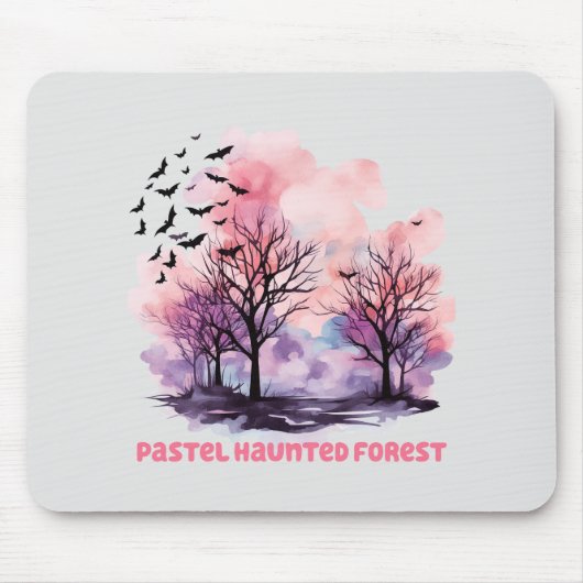 Pastel Haunted Forest Muismat (Voorkant)
