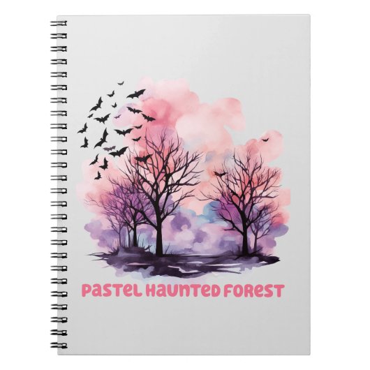 Pastel Haunted Forest Notitieboek (Voorkant)