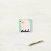 Pastel Haunted Graveyard Post-it® Notes (Op bureau)