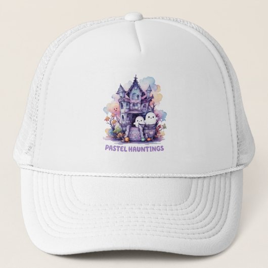 Pastel Hauntings Trucker Pet (Voorkant)