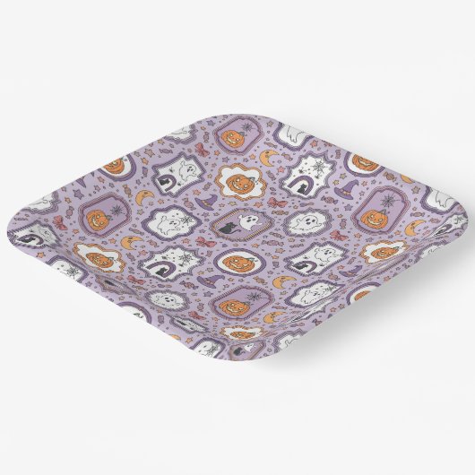 Pastel Haunts & Whimsical Spirits Papieren Bordje (Gebogen)