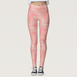 Pastel Haze roze Leggings Peach  ★ Psydefx