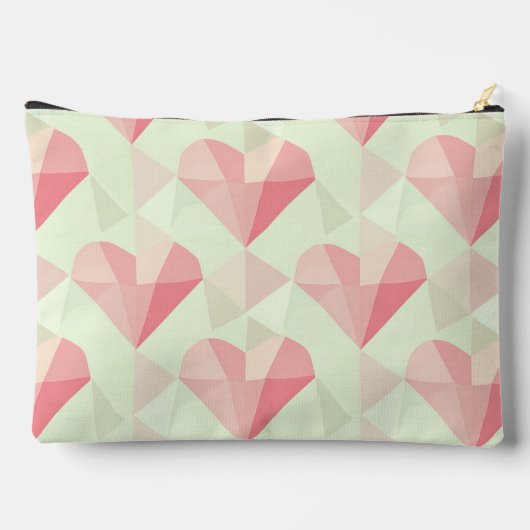 Pastel Heart Harmony Cosmetische en toilettassen Etui (Achterkant)