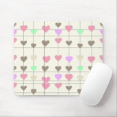 Pastel heart Mousepad Muismat (Met muis)