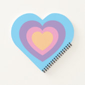 pastel heart notebook notitieboek (Achterkant)