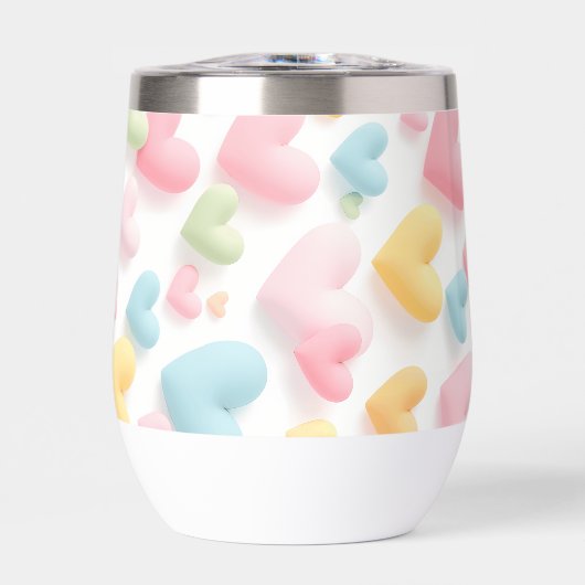 Pastel Heart Pattern (Voorkant)