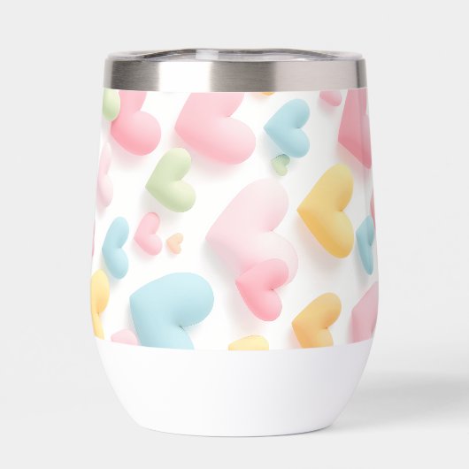 Pastel Heart Pattern (Achterkant)