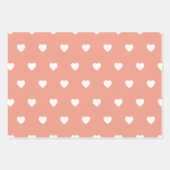 Pastel Heart Pattern Inpakpapier Vel (Voorkant 3)