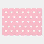 Pastel Heart Pattern Inpakpapier Vel (Voorkant 2)