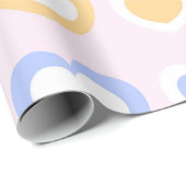 Pastel Heart Pattern Wrapping Paper Cadeaupapier (Rol Hoek)
