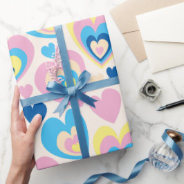 Pastel Hearts. Cadeaupapier