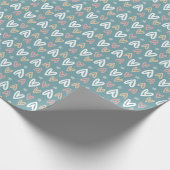 Pastel Hearts Cadeaupapier (Hoek)