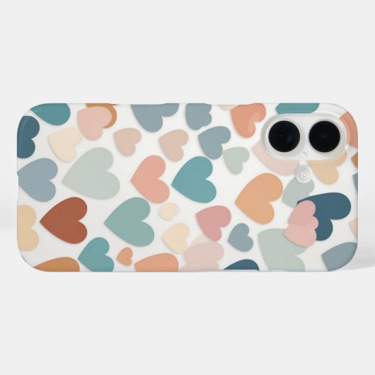 Pastel Hearts Delight Case-Mate iPhone Case (Achterkant (horizontaal))
