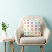 Pastel Hearts Kussen (Stoel)