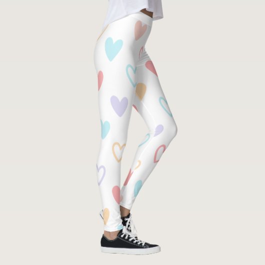 Pastel Hearts Leggings (Rechts)