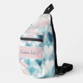 Pastel Hearts: Love in Watercolor Sling Bag (Rechterhoek)