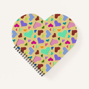 Pastel Hearts-Notitieboek Notitieboek