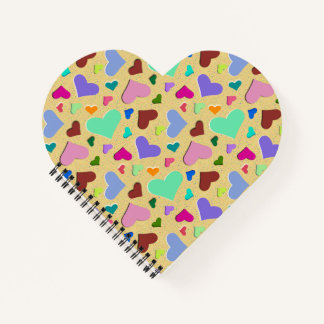 Pastel Hearts-Notitieboek Notitieboek