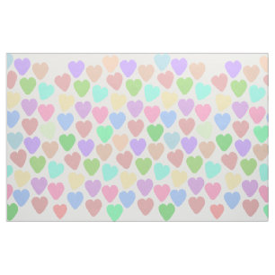 Pastel Hearts Stof