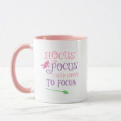 Pastel Heks Hocus Pocus Halloween Koffie Citaat Mok (Links)