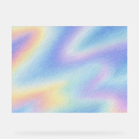 Pastel Hemel Drift Acryl Bord (Voorkant)