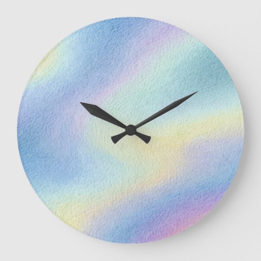 Pastel Hemel Drift Grote Klok (Voorkant)