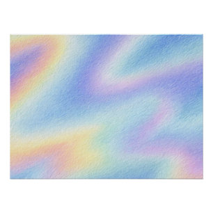 Pastel Hemel Drift Perfect Poster