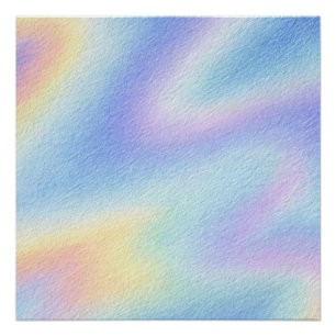 Pastel Hemel Drift Perfect Poster