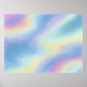 Pastel Hemel Drift Poster