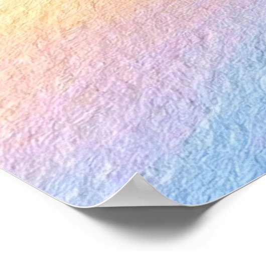 Pastel Hemel Drift Poster (Hoek)