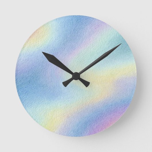 Pastel Hemel Drift Ronde Klok (Voorkant)