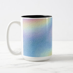 Pastel Hemel Drift Tweekleurige Koffiemok