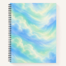 Pastel Hemel Esthetisch Notitieboek | Dromerige Bl