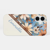 Pastel Herfst bloeit iPhone 16 Hoesje (Achterkant horizontaal)