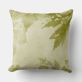 PASTEL HERFST GROENE BLADEREN KUSSEN