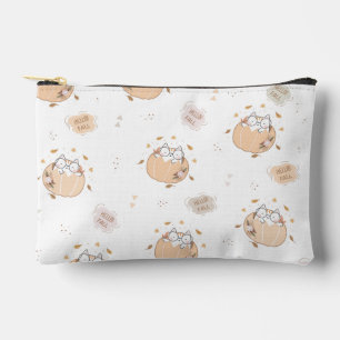 Pastel herfst knuffelkatten etui