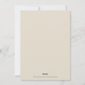 Pastel Herfst Oogst & Floral Foliage Thanksgiving Feestdagenkaart (Achterkant)