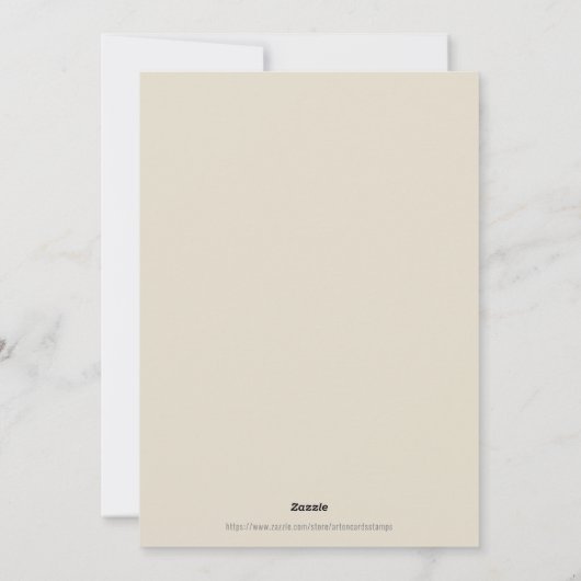 Pastel Herfst Oogst & Floral Foliage Thanksgiving Feestdagenkaart (Achterkant)