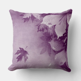 PASTEL HERFST PAARSE BLADEREN KUSSEN