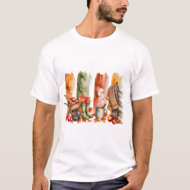 PASTEL HERFST THEMA HERFSTPENSEELSTREKEN T-SHIRT