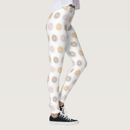 Pastel herfstkleuren leggings (Rechts)