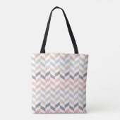 Pastel Herringbone Monogram Tote Bag (Achterkant)