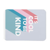 Pastel Het is cool om lief en modern te zijn Magneet (Horizontaal)
